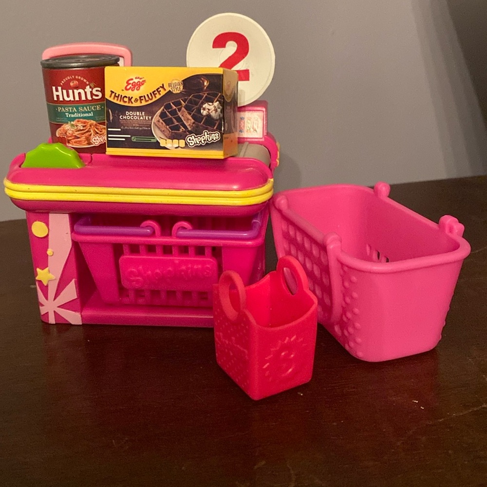 Moose Shopkins Smart Scan Belted Grocery Store Checkout Toy Accessory Sh…